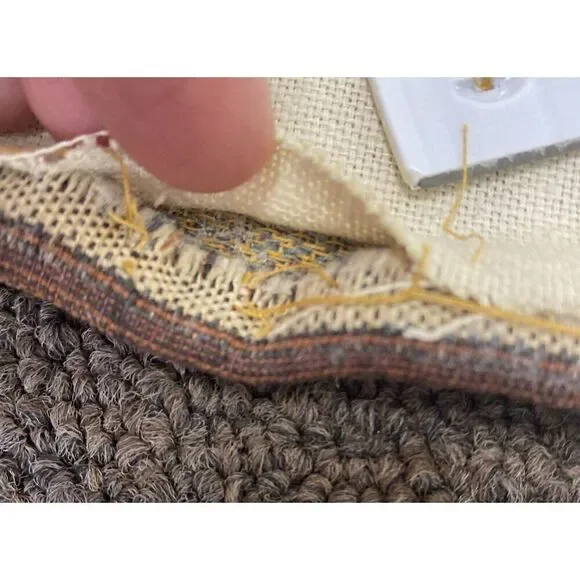 Antique French Woven Tapestry Wall Hanging Victorian Salon Party 34” X 18.5” - Picture 16 of 16